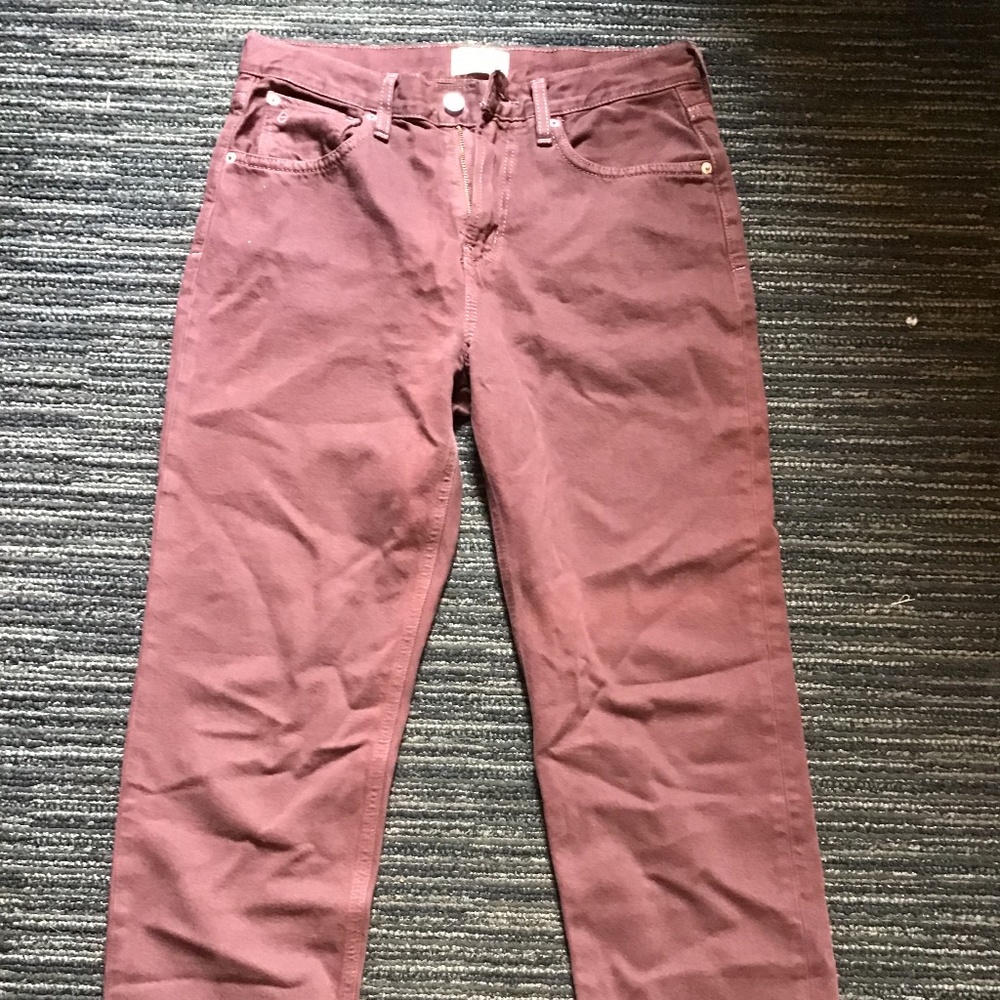 Etica maroon jeans